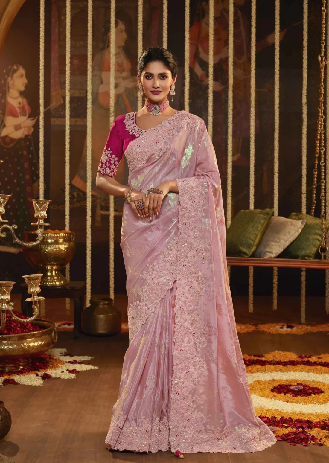 Net Glam Bridesmaid Saree